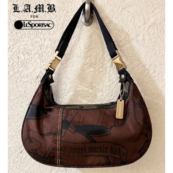 Lesportsac L.A.M.B. by Gwen Stefani Handbags - L.A.M.B Gwen Stefani LeSportsac Mini Hobo Angel Music Baby Y2K Bag
